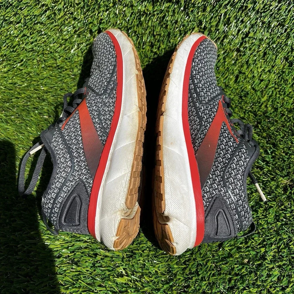 Brooks Shoes Men Size 7.5 Transmit 3 sneakers ebony oyster coral performance
